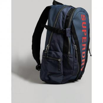 Superdry - Mochila code mtn tarp para hombre, resistente y con gráfico Mountain marino