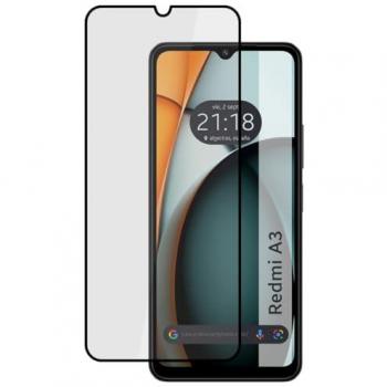 Protector de Pantalla Cristal Templado 5D Completo con Adhesivo Total Negro para Xiaomi Redmi A3