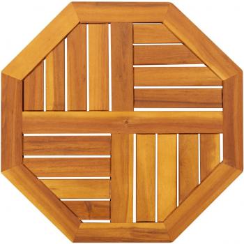vidaXL Octagonal Table Top 50x50x2 cm Solid Acacia Wood
