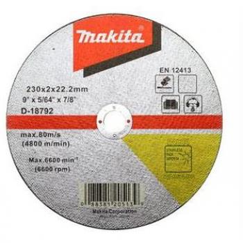 Disco de corte INOX Makita D18792