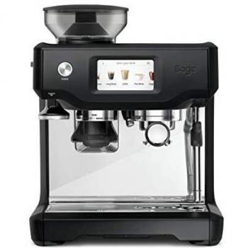 Máquina de café Sage The Barista Touch - Grano a Taza con Molinillo y Espumador de Leche, Trufa Negra