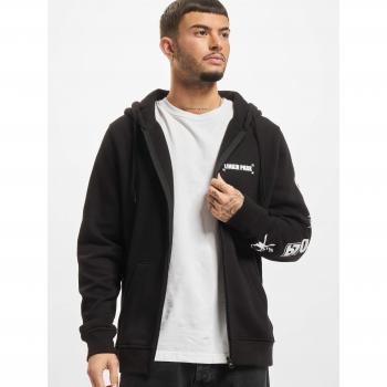Linkin Park Anniversary Logo Zipper Hoodie - Black - XL - 65% Cotton, 35% Polyester