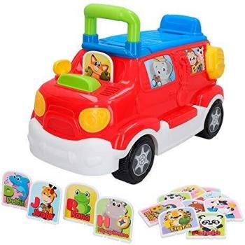 winfun - Correpasillos luces y sonidos, Camion juguete, Andador bebes, Correpasillos bebe 1 año, Juguetes bebe 18 meses, Camiones grandes de juguete, Andador bebe primeros pasos, Primera Infancia