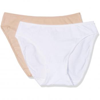 Unno DIM Basic Algodón elástico Pack x2 Dim Basic, Braguita para Mujer,
