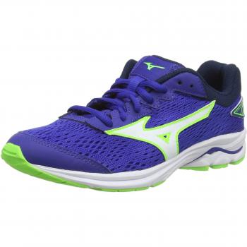 Mizuno Wave Rider 22 Jr, Zapatillas de Running Unisex Niños, Azul