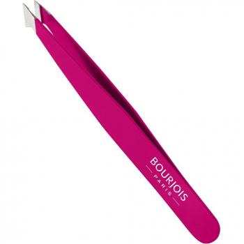Pinzas para Depilar Bourjois de Precisión con Punta Oblicua en Color Fucsia