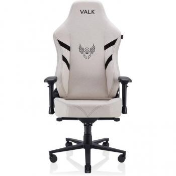 Silla Gaming VALK Freya de Tela Blanco Perla