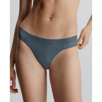 Calvin Klein Tanga Seductive Comfort con cinturilla elástica de encaje