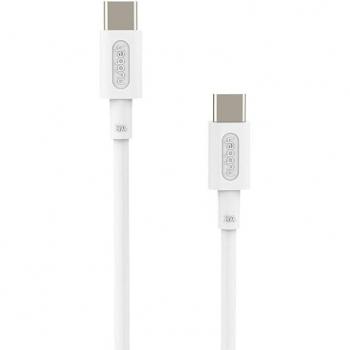 Cable USB-C a USB-C Nubbeh Elisium 1m Blanco
