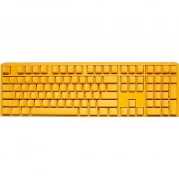 Teclado Ducky One 3 Amarillo Gaming RGB LED MX-Red USB