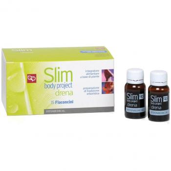 Fitomedical Slim Body Drena 225ml - Suplemento líquido para la pérdida de peso y drenaje, formulación a base de extractos naturales, ayuda a eliminar toxinas y reducir la retención de líquidos