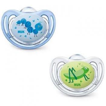 Chupete NUK Little Friends Silicona T2 6-18 meses 2 unidades