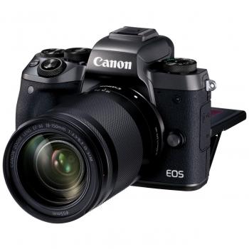 Canon EOS M5 + 18-150 + adapter Negro - Cámara digital