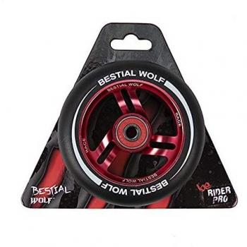 Patinete Bestial Wolf Rueda Race Rojo con ruedas de alta velocidad y diseño aerodinámico