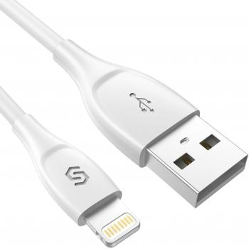 Syncwire iPhone Charger Lightning Cable - [Apple MFi Certified] - 3.3ft/1M 2.4A Apple Charger Lead USB Fast Charging Cable Compatible with iPhone XS Max X XR 8 7 6s 6 Plus SE 5s 5c 5 iPad iPod - White