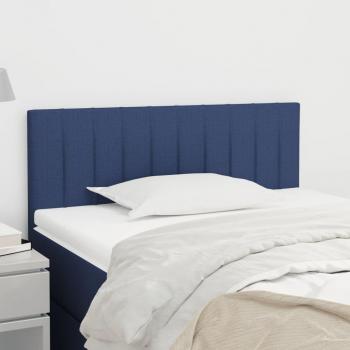 Cabecero de tela azul 80x5x78/88 cm Vidaxl Azul