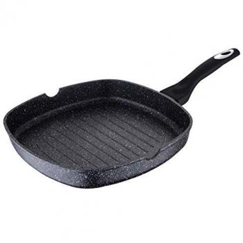 Bergner Galaxy BG Asador, Aluminio Forjado, Gris, 28 cm