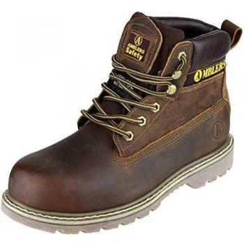 Unisex FS164 Welted Safety Boot in Brown 12