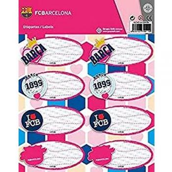 F.C. Barcelona FC Barcelona Chicas Etiquetas gr, 15.8 x 20 cm