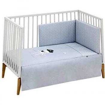 Jgo 2 Pcs.Colcha I-V. Cuna 60 Be Ocean Gris 60x120 cm