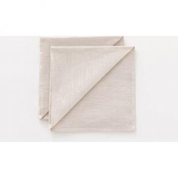 Pack 2 servilletas Lino 100% Light Grey