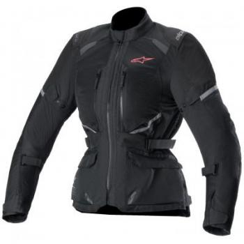 Chaqueta textil impermeable para moto de mujer Alpinestars Stella Andes Air Drystar Negra