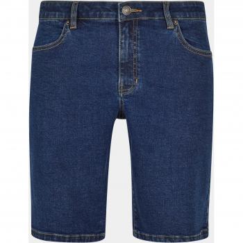 Urban Classics Men's Relaxed Fit Denim Shorts, Mid Indigo Washed