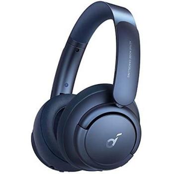 Soundcore de Anker Life Q35 Auriculares Inalámbricos Bluetooth Diadema, Cascos Inhalabricos con Cancelación de Ruido Activa de Varios Modos, Audio Hi-Res LDAC, 40 Horas, para casa, Trabajo y Viajes