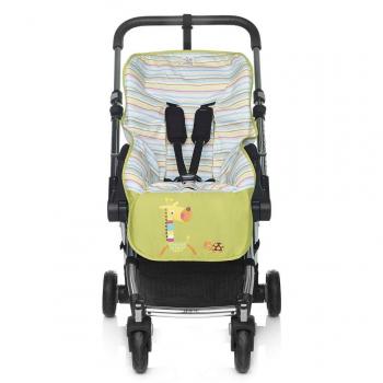 JANE 080270SL T20 - Colchoneta para sillas de paseo, unisex, color blanco estampado