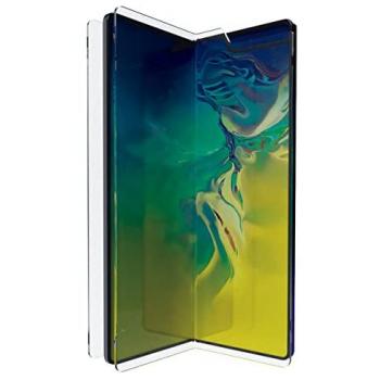Ksix Protector de Pantalla Flexible Transparente para Samsung Galaxy Fold - Cristal Templado, Protección Completa, Alta Transparencia, Resistente a Arañazos, Instalación Fácil