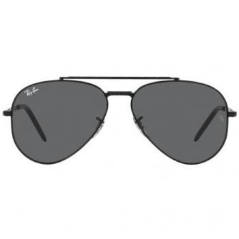 Ray-Ban New Aviator RB3625 002/B1 Black Unisex Sunglasses 62mm