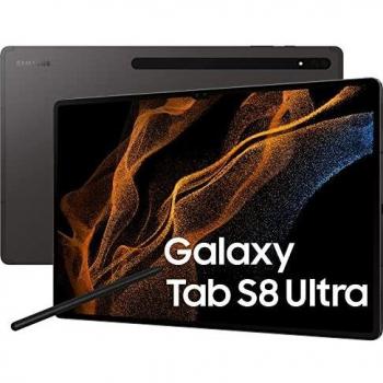 Tablet Samsung Galaxy Tab S8 Ultra 256GB con Pantalla de 14,6 y Procesador Qualcomm Snapdragon 8 Gen 1 - Color Gris
