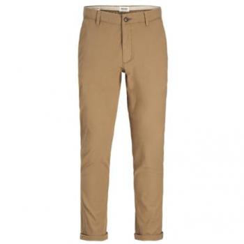 Jack & Jones Slim Fit Chino Pants 'Marco Fury' - Men's Beige Size 31/30