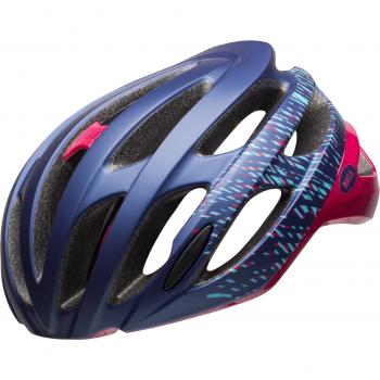 BELL Falcon MIPS Casco de Ciclismo, Unisex, Matt/Gloss Navy/Cherry Fibras, M