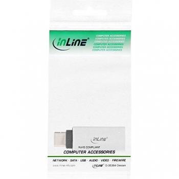 Adaptador USB-C a USB-A InLine® 3.1/3.2 Gen.2 (0.15 m) Plata