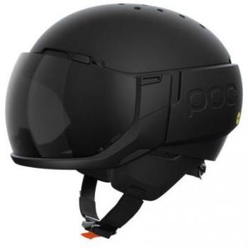 Casco POC Levator MIPS negro con lente espejada Clarity Comp Low Light - XS-S con visera