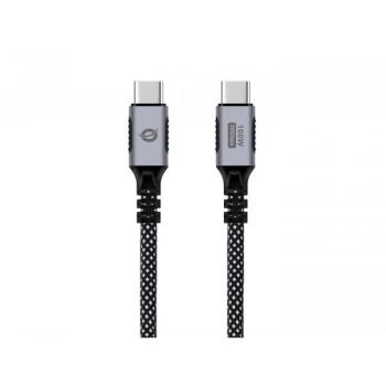 Cable USB-C 3.2 Gen 2x2 1.20m PD3.0 100W 5A 20Gbps 4K60Hz Negro