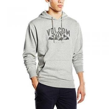 Volcom Public Stone PO - Sudadera para hombre, color gris, talla M
