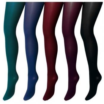 Medias de Compresión Opacas Red Wellness 70 Den, 12-15 mmHg, Talla 4L, Color Rubí