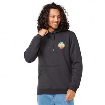 Rip Curl Sudadera con Capucha Wetsuit Icon - Color negro puro, talla S, diseño para hombre