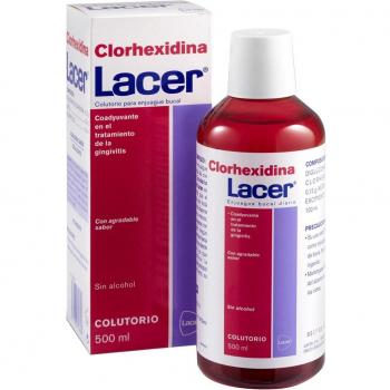 Lacer Enjuague Bucal Colutorio con Clorhexidina de 500 ml