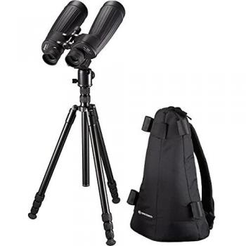 Bresser NightExplorer 15x70 Prismáticos Astronómicos con Trípode Adaptador Negro