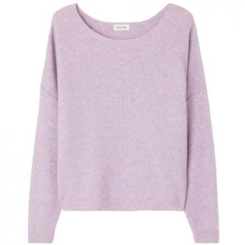 American Vintage Damsville Purple Knit Pullover for Women, Size XS/S
