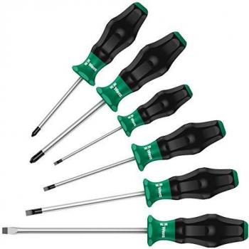 1334/6 Juego de destornilladores Kraftform Comfort, 6 piezas