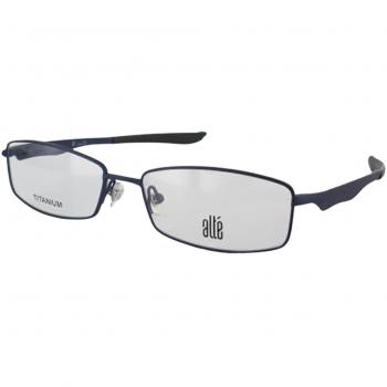 Alte AE3506 35M Men's Eyeglasses Blue Size 53 - Frame Only, Free Lenses, HSA/FSA Insurance, Blue Light Block Available