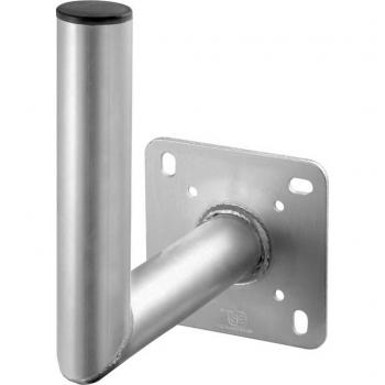 Goobay 67300 Aluminium SAT Wall Mount, 250 mm Distance for Satellite Dish Installation