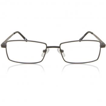Gafas Anti-Azules Rectangulares Montura Completa Metálica Grises para Hombre - SmartBuy Collection