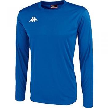 Kappa Rovigo LS Camiseta de equipación, Hombre, Azul/Blanco, 4XL