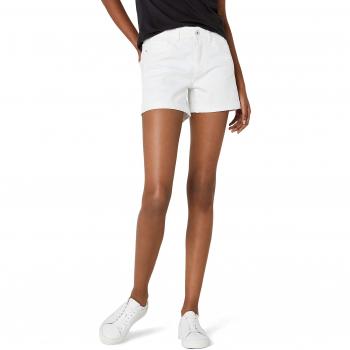 Vero Moda NOS Vmhot Seven NW Dnm Fold Shorts Mix Noos Pantalones Cortos para Mujer , Blanco