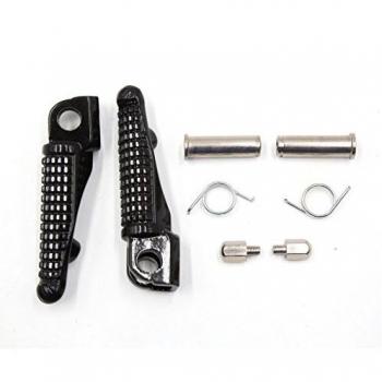 DealMux par de aleación de aluminio de la motocicleta Antislip delantero del reposapiés pedal de freno para Kawasaki